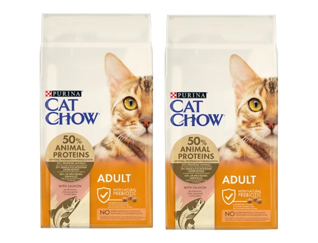 PURINA Cat Chow Adult salmon &amp; tuna 2 x 15 kg