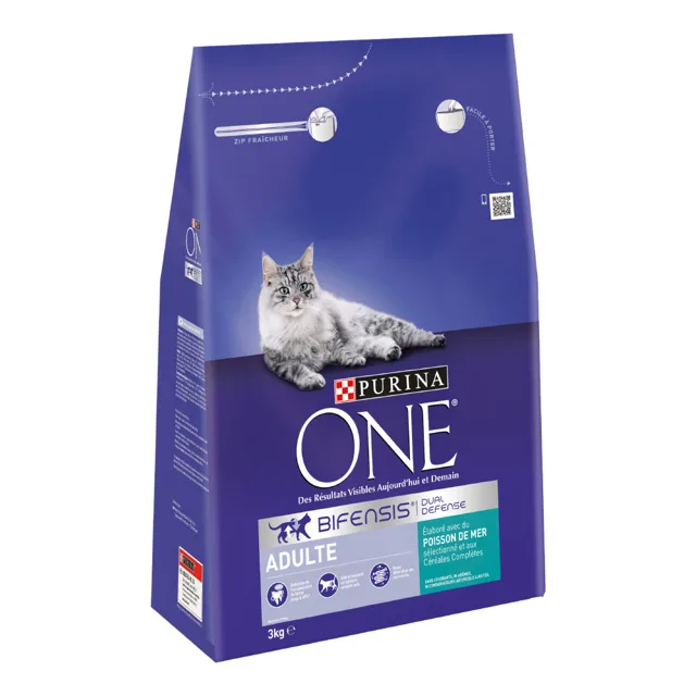 Purina ONE Adult granule mořské ryby - 3 kg