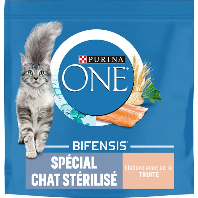 Purina ONE Bifensis Sterilised granule pstruh - 1,5 kg