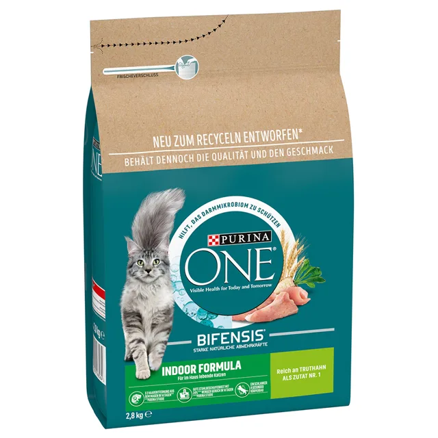 Purina ONE Indoor Formula granule krůta - 2,8 kg