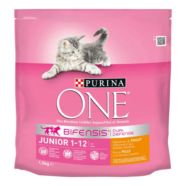Purina ONE Junior granule kuře - 1,5 kg