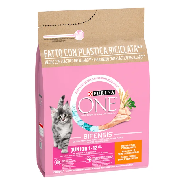 Purina ONE Junior granule kuře - 2,8 kg