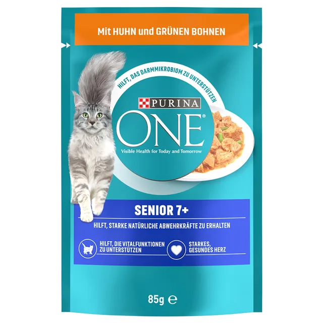 Purina ONE Senior 7+ kapsičky kuře - 26 x 85 g