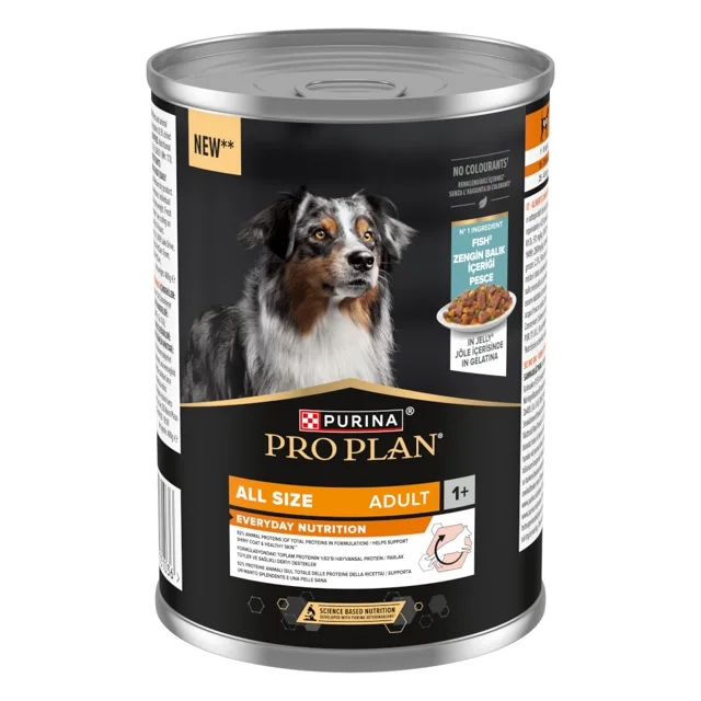PURINA PRO PLAN All Size Adult Everyday Nutrition v želé 12 ks (12 x 400g) - Krůtí
