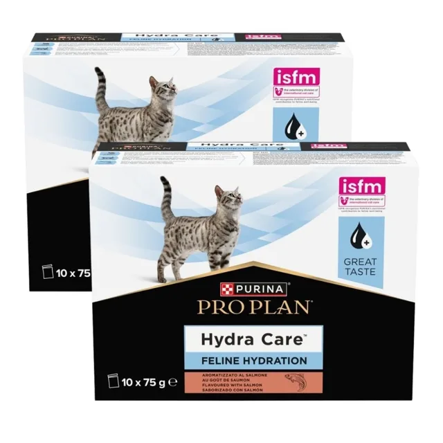 PURINA PRO PLAN Hydra Care Feline Hydration Losos 20x75g doplňkové krmivo pro hydrataci koček