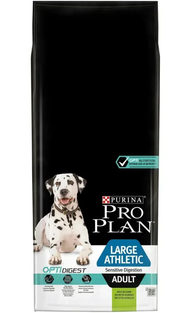 PURINA Pro Plan Large Athletic Adult Sensitive Digestion OptiDigest Jehněčí 14 kg