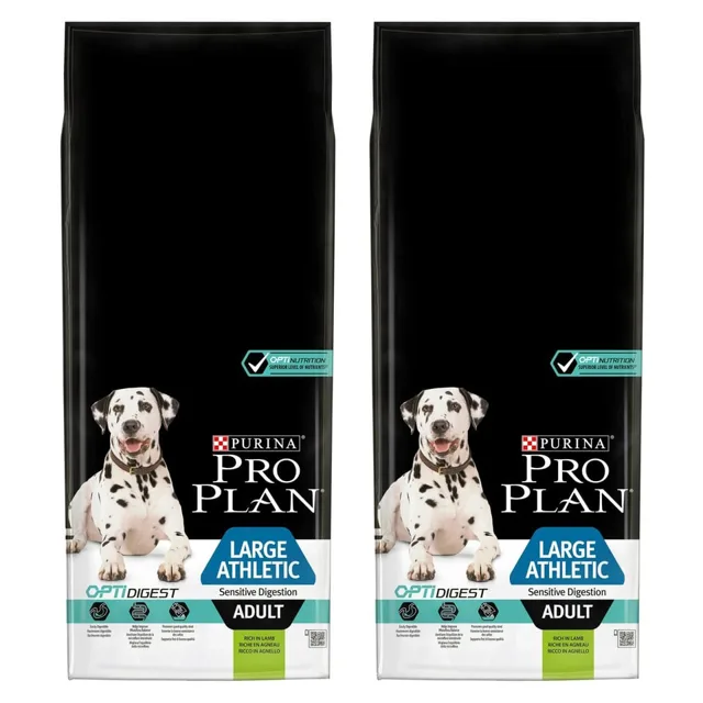 PURINA PRO PLAN Large Athletic Adult Sensitive Digestion OptiDigest Jehněčí 2 x 14 kg