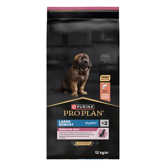 PURINA PRO PLAN Large Robust Puppy Sensitive Skin Salmon - 12 kg