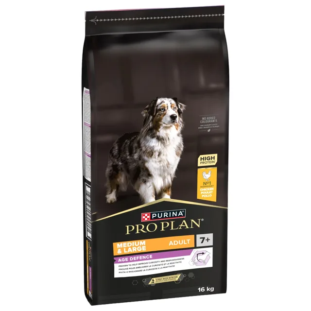 PURINA PRO PLAN Medium a Large Adult 7+ Age Defence - 16 kg
