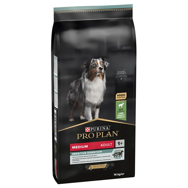 PURINA PRO PLAN Medium Adult jehněčí a rýže Sensitive Digestion - 14 kg