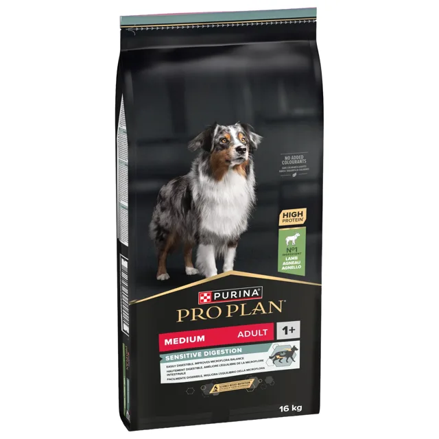 PURINA PRO PLAN Medium Adult jehněčí a rýže Sensitive Digestion - 16 kg