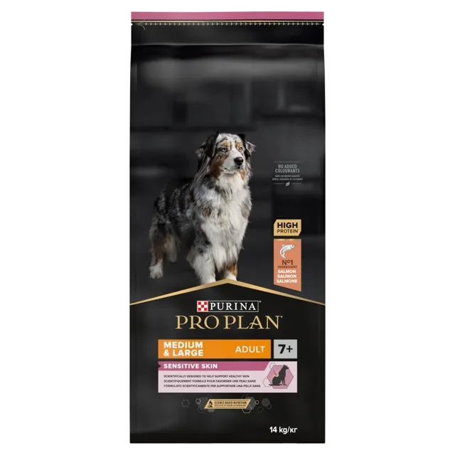 PURINA PRO PLAN MEDIUM LARGE ADULT 7+ Sensitive Skin 14kg