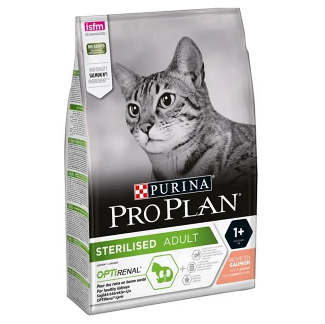 PURINA Pro Plan Sterilised Salmon granule pro kočky 3 kg