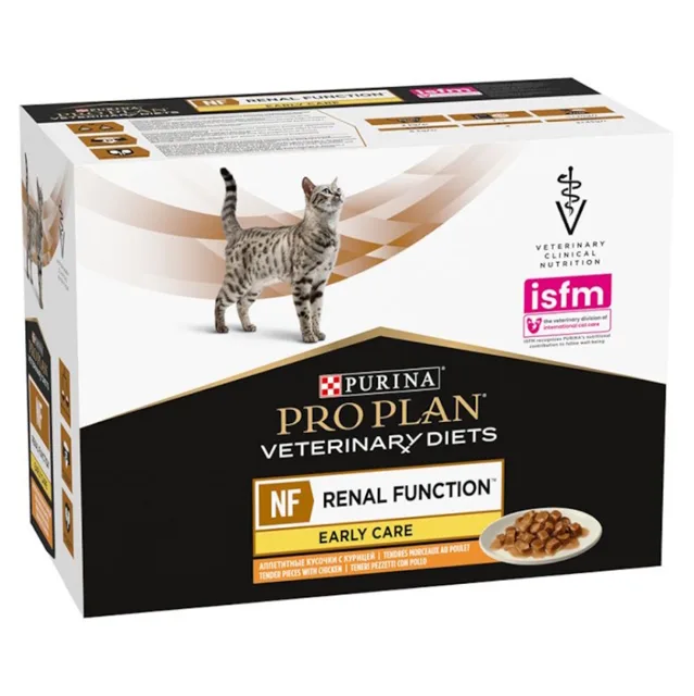 PURINA PRO PLAN Vet Diets NF Renal Function Early Care Chicken kapsička pro kočky 10x85 g
