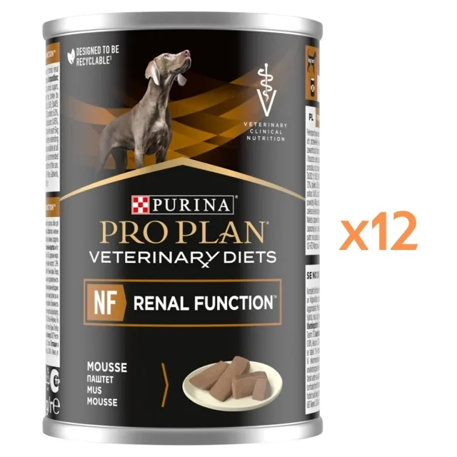PURINA PRO PLAN Veterinary Diets Canine NF Renal Function 12x400g pro podporu funkce ledvin, krmivo pro psy
