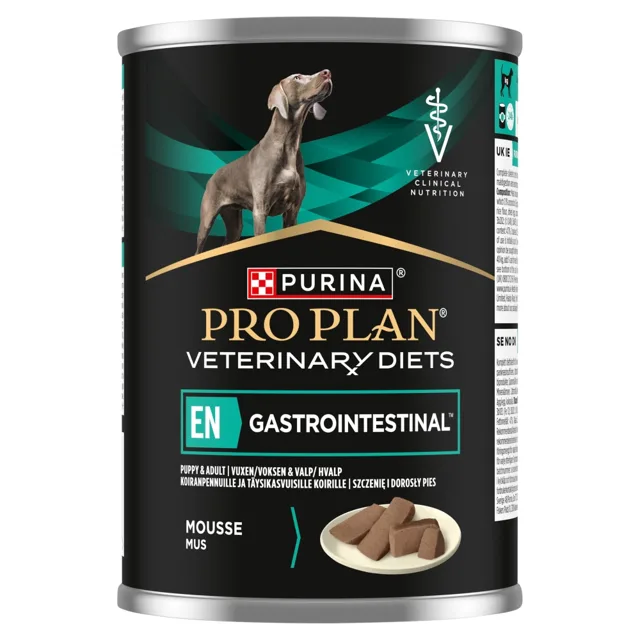 PURINA PRO PLAN Veterinary Diets EN Gastrointestinal 400 g paštika pro štěňata a dospělé psy s citlivým zažíváním