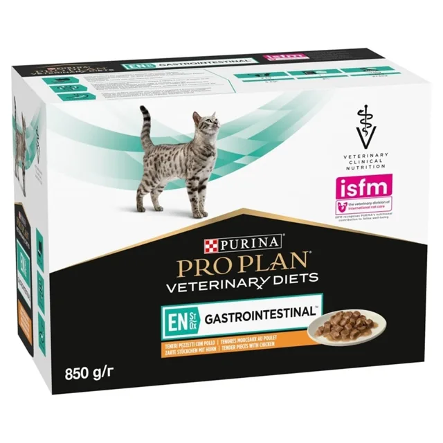 PURINA PRO PLAN Veterinary Diets Feline EN St/Ox Gastrointestinal Chicken 10x85 g
