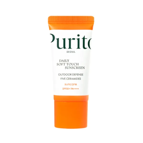 PURITO Opalovací krém na obličej SPF 50+ (Daily Soft Touch Sunscreen) 15 ml
