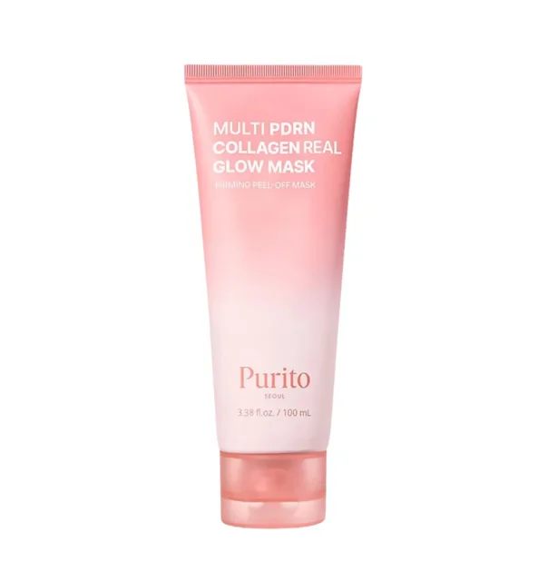 PURITO Rozjasňující maska Multi PDRN Collagen Real Glow Mask 100 ml