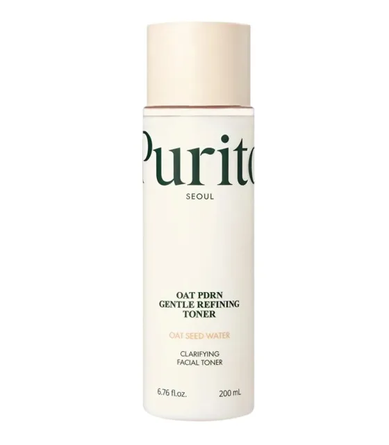 PURITO Zklidňující tonikum Oat PDRN Gentle Refining Toner 200 ml