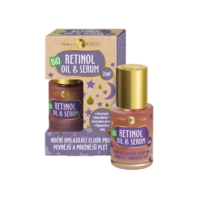 PURITY VISION BIO Retinol oil & serum 2in1 30 ml