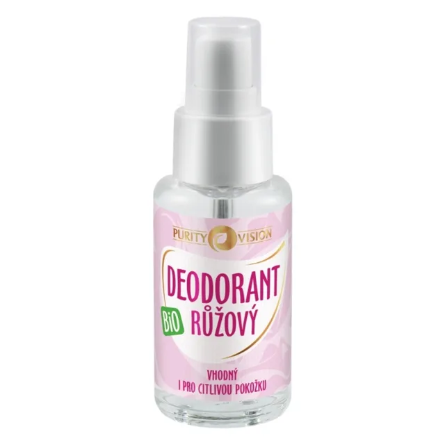 Purity Vision BIO Růžový deodorant 50 ml