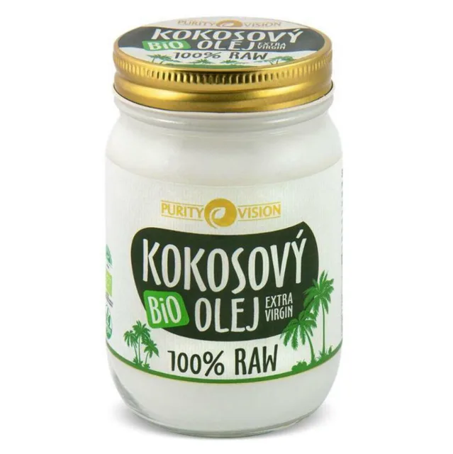 PURITY VISION Raw kokosový olej 370 ml BIO