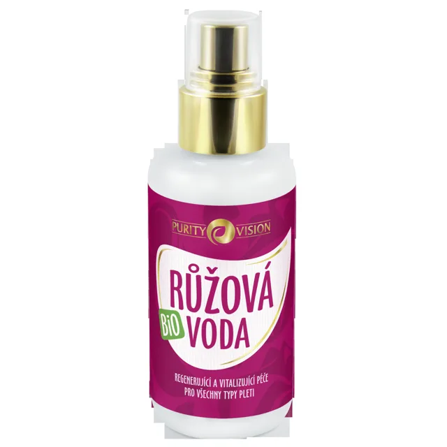 Purity Vision - Růžová voda BIO, 100 ml