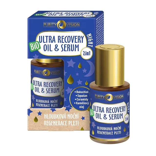 PURITY VISION Ultra recovery noční oil & serum 2in1 BIO 30 ml