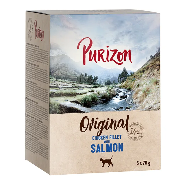 Purizon Adult 24 x 70 g - bez obilovin - Míchané balení 3 druhy