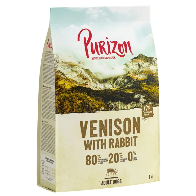 Purizon Adult 80:20:0 zvěřina s králíkem - bez obilovin - 12 kg