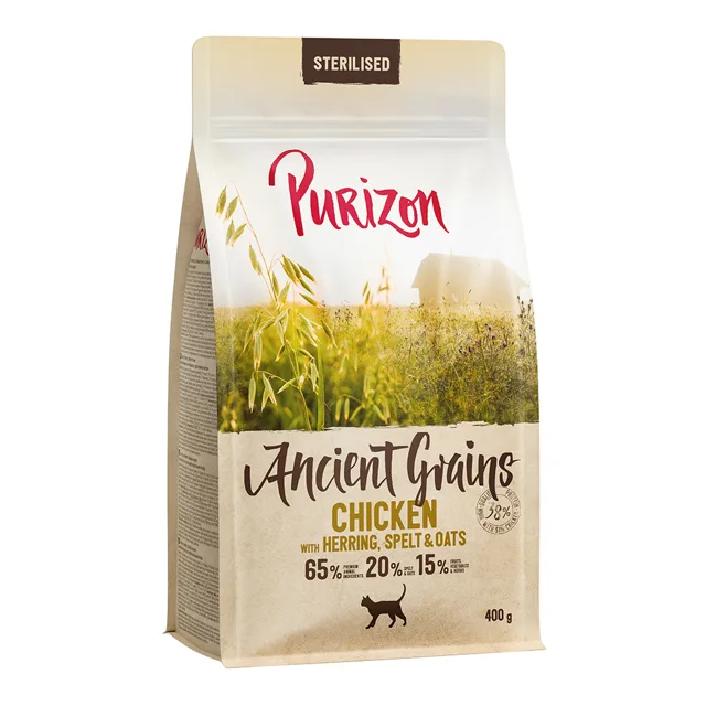 Purizon Adult Ancient Grain Sterilised s kuřecím a rybou - 400 g