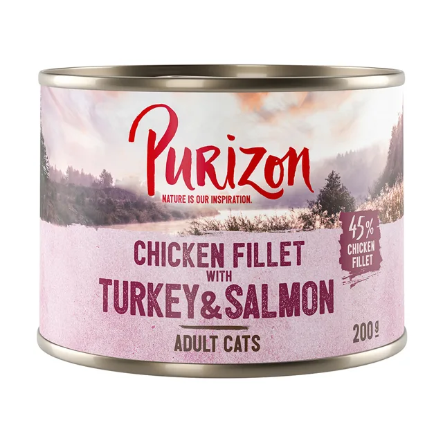 Purizon Adult - bezobilné 6 x 200 g - míchané balení