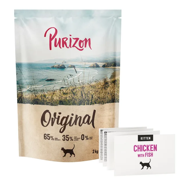 Purizon Kitten kuřecí s rybou - bez obilovin - Novinka: 2 kg