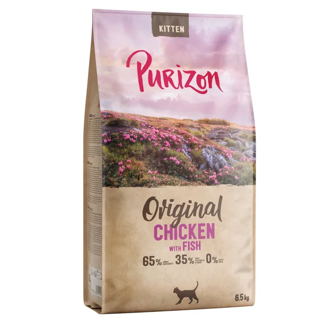 Purizon Kitten kuřecí s rybou - bez obilovin - Novinka: 6,5 kg