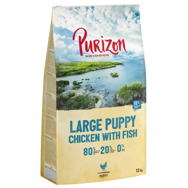 Purizon Large Puppy kuře & ryba - bez obilovin - 2 x 12 kg