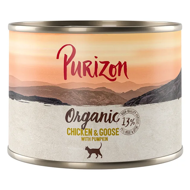 Purizon Organic 6 x 200 g - losos a kuřecí se špenátem