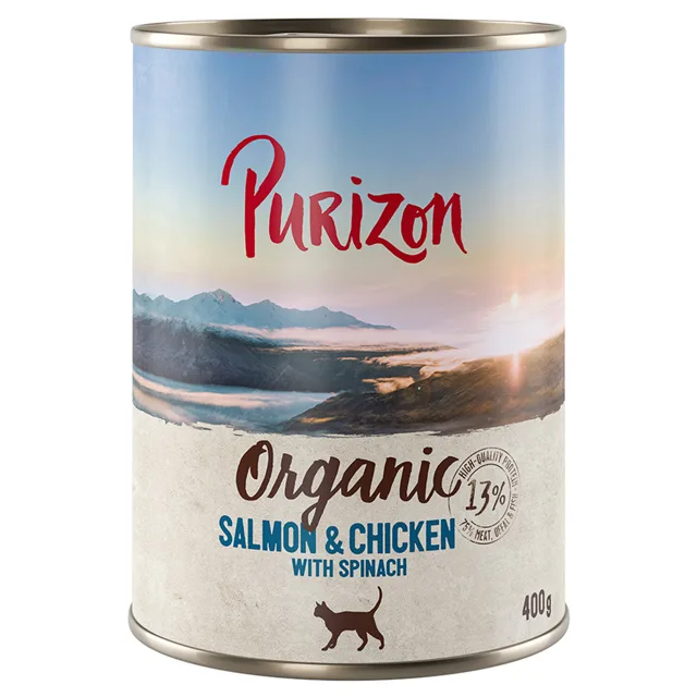 Purizon Organic 6 x 400 g - novinka: Senior hovězí s dýní