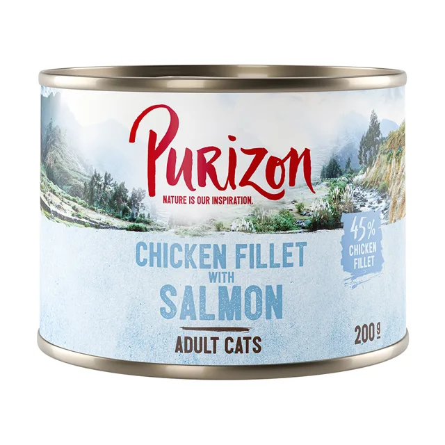 Purizon Original 12 ks (12 x 200 g) - bez obilovin - Kitten: kuřecí filé s krocaním
