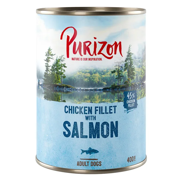 Purizon Original 12 x 400 g - výhodné balení - Puppy: kuřecí filet s hovězím Black Angus a krůtou