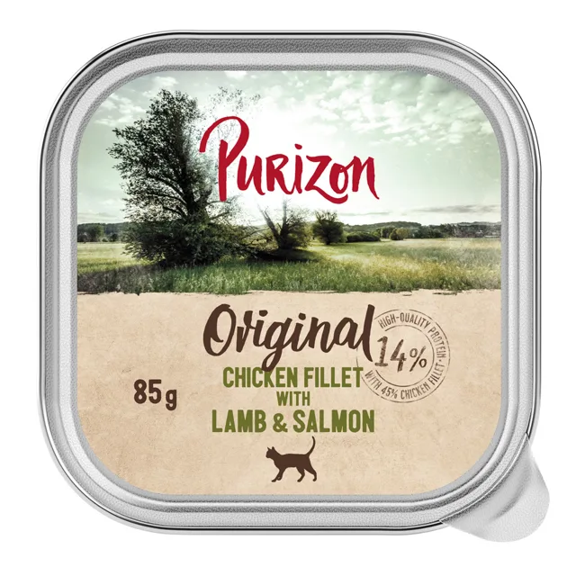Purizon Original 6 ks (6 x 85 g) - kuřecí filet s jehněčím