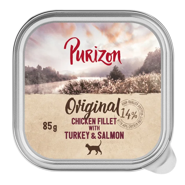 Purizon Original 6 ks (6 x 85 g) - kuřecí filet s lososem