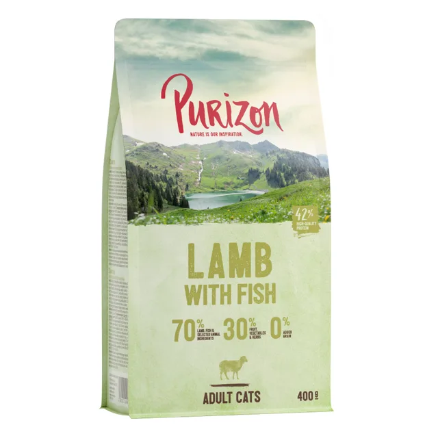 Purizon Original jehněčí s rybou - bez obilovin - 400 g