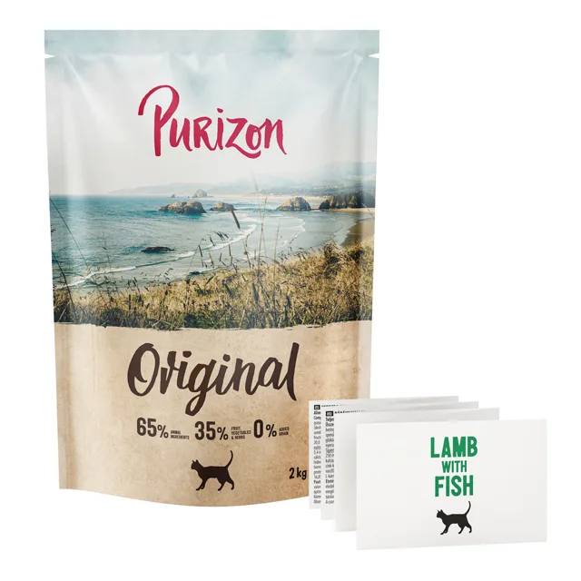 Purizon Original jehněčí s rybou - bez obilovin - Novinka: 2 kg