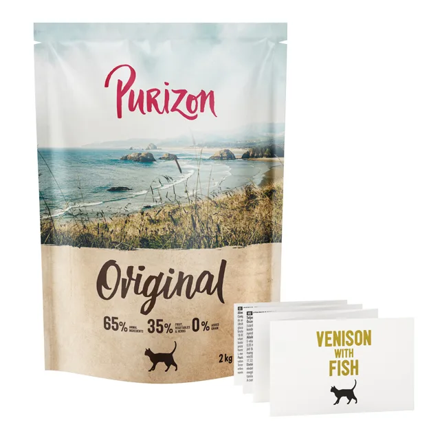 Purizon Original zvěřina s rybou - bez obilovin - 2 kg