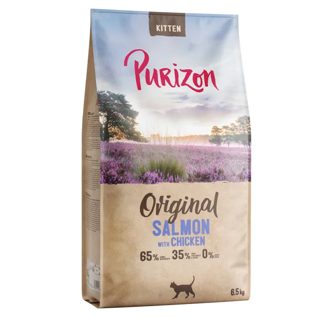 Purizon pro koťata losos s kuřecím - bez obilovin - Nová receptura: 6,5 kg