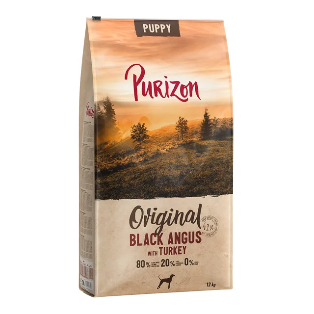 Purizon Puppy Black Angus s krocanem - výhodné balení: 2 x 12 kg
