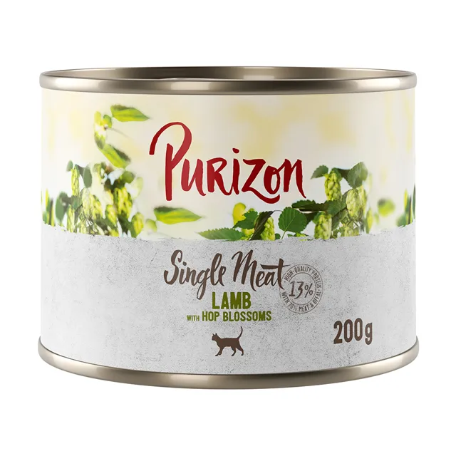 Purizon Single Meat 12 x 200 g - výhodné balení - kuřecí s květy heřmánku
