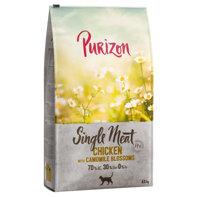 Purizon Single Meat výhodné balení 2 x 6,5 kg - kachna s květy levandule