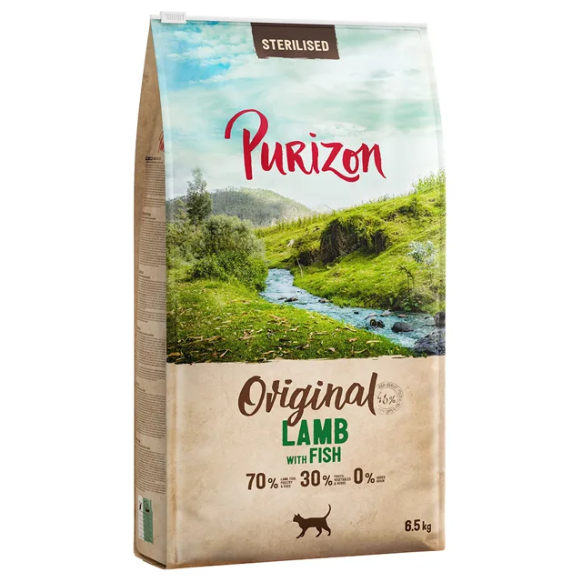 Purizon Sterilised Adult jehněčí a ryby - bez obilovin - 6,5 kg